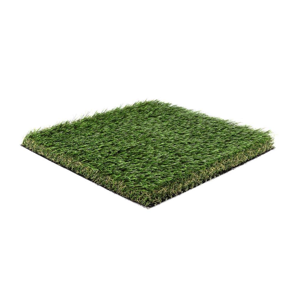 HeatMaxx 15 ft. W x Cut to Length Green and Tan Nylon Artificial Grass Turf