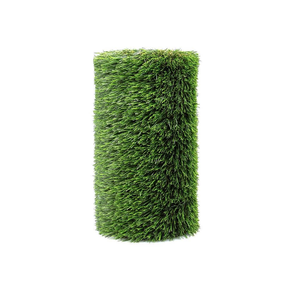 HeatMaxx 15 ft. W x Cut to Length Green and Tan Nylon Artificial Grass Turf