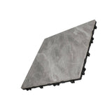 NewTechWood Outdoor Ceramic Quick Deck Tiles 12 in. x 12 in. Verona in Silver Gray (5-Pieces Per Box)