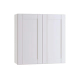 Arlington Vesper White Plywood Shaker Stock Assembled Wall Kitchen Cabinet Soft Close 27 in W x 12 in D x 30 in H