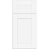 Contractor Express Cabinets Arlington Vesper White Plywood Shaker Stock Assembled Wall Kitchen Cabinet Soft Close 9 in W x 12 in D x 36 in H