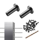 VEVOR T316 Stainless Steel Protector Sleeves for 1/8 in. Wire Rope Cable Railing Balustrade Marine Grade Come ( 101-Pack )