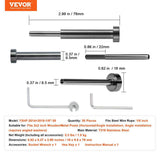 VEVOR 30 Pack Invisible Cable Railing kit T316 Stainless Steel 1/8 in. Invisible Receiver and Swage Stud End for Cable Railing