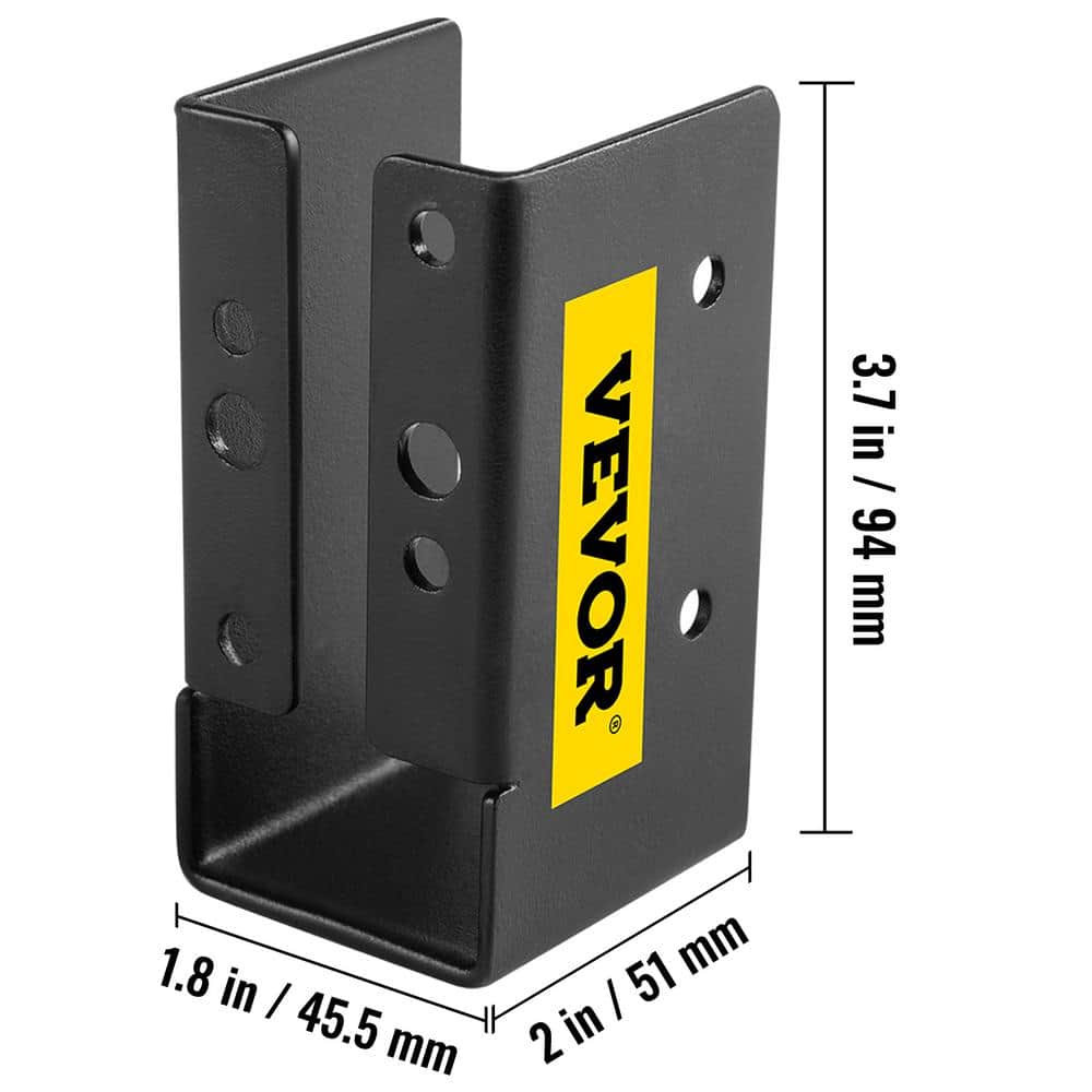 VEVOR Concealed Joist Hanger 2 in. x 4 in. Outdoor Accent Concealed Joist Bracket Pack of 24 Concealed Face Mount Joist Hanger