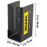 VEVOR Concealed Joist Hanger 2 in. x 4 in. Outdoor Accent Concealed Joist Bracket Pack of 24 Concealed Face Mount Joist Hanger
