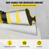 VEVOR Drywall Skimming Blade Set 10 In. 24 In. 32 In. Blades and 35 In. to 78 In. Extension Handle Stainless Steel Knife