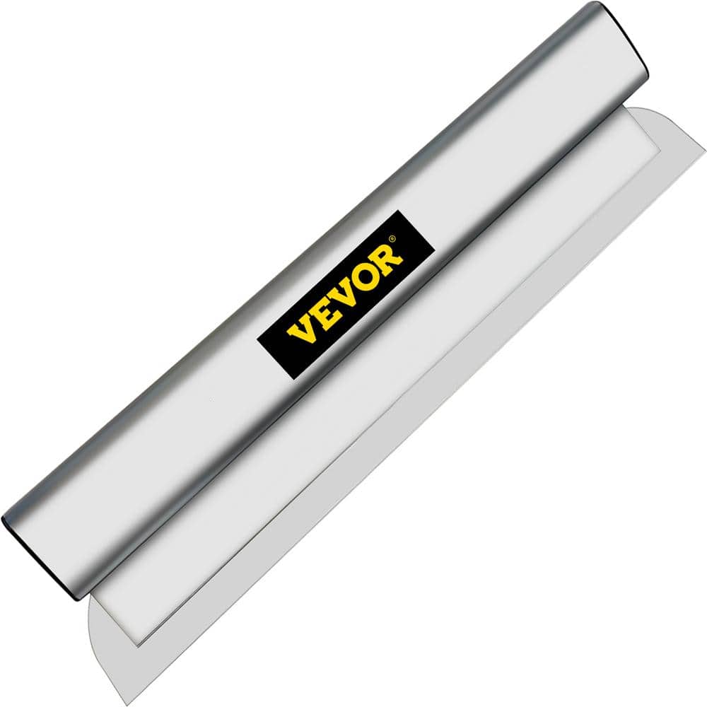 VEVOR Drywall Skimming Blade 32 In. Smoothing Knife European Stainless Steel Construction Knife Aluminum Blade Profile