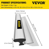VEVOR Drywall Skimming Blade 32 In. Smoothing Knife European Stainless Steel Construction Knife Aluminum Blade Profile