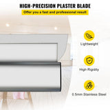 VEVOR Drywall Skimming Blade 40 In. Smoothing Knife European Stainless Steel Construction Knife Aluminum Blade Profile