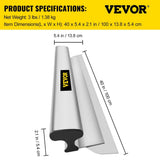 VEVOR Drywall Skimming Blade 40 In. Smoothing Knife European Stainless Steel Construction Knife Aluminum Blade Profile