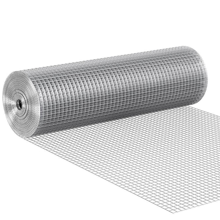 VEVOR Hardware Cloth 1/2 in. x 2 ft. x 50 ft. 19-Gauge Hardware Cloth Galvanized Wire Mesh Roll Chicken Wire Fencing Wire Mesh
