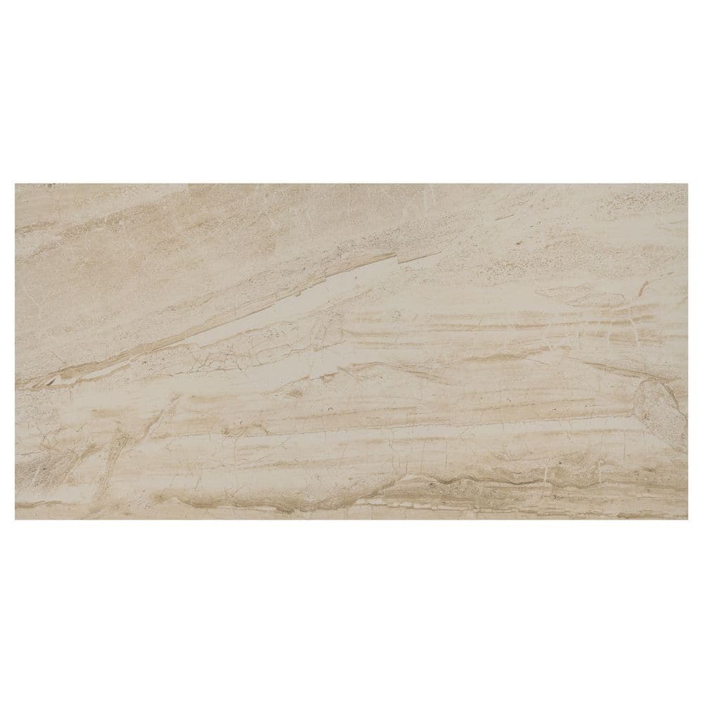 MSI Vigo Beige 24 in. x 12 in. Matte Ceramic Floor and Wall Tile (16 sq. ft. / case)