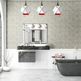 MSI Vigo Gris Hexagon 12 in. x 12 in. Matte Ceramic Floor and Wall Tile (8 sq. ft./Case)