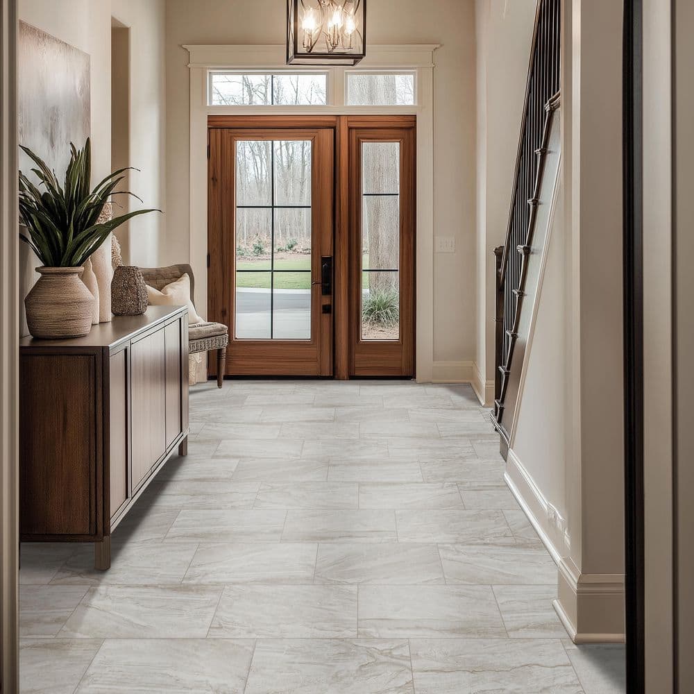 MSI Vigo Gris 12 in. x 24 in. Matte Ceramic Floor and Wall Tile, 16 sq. ft. per Case