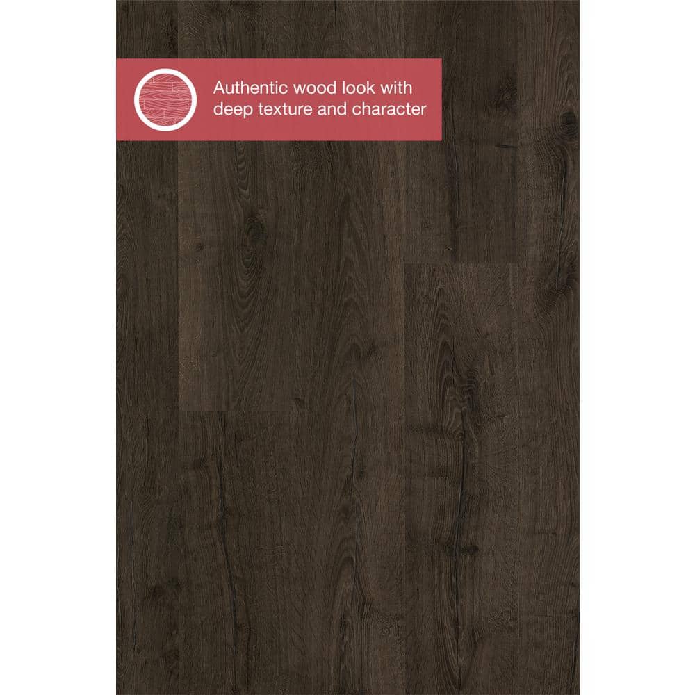 Pergo Outlast+ Vintage Tobacco Oak 12 mm T x 7.4 in. W Waterproof Laminate Wood Flooring (19.63 sq. ft./case)