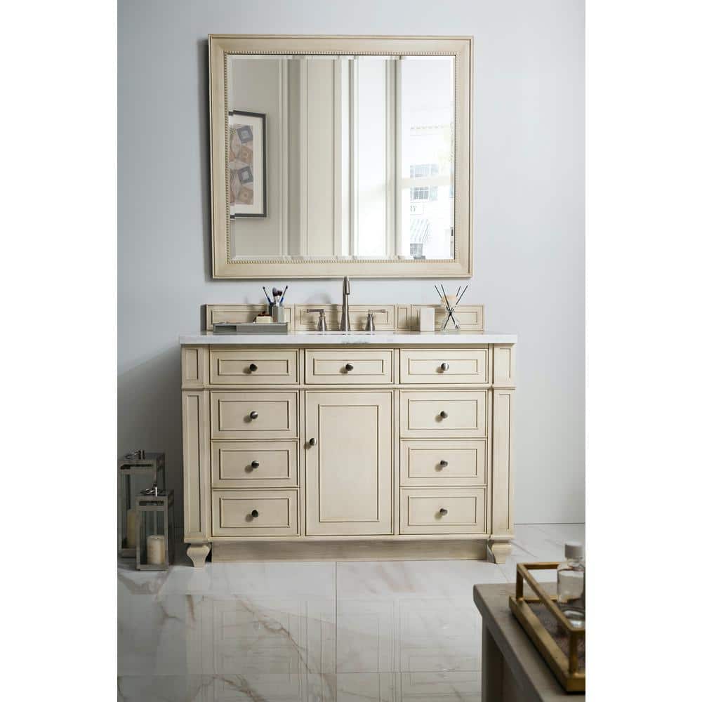 James Martin Vanities Bristol 44" x 40" Vintage Vanilla Bathroom Mirror