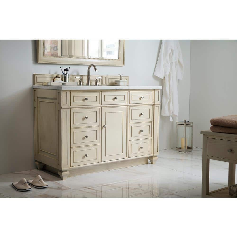 James Martin Vanities Bristol 44" x 40" Vintage Vanilla Bathroom Mirror