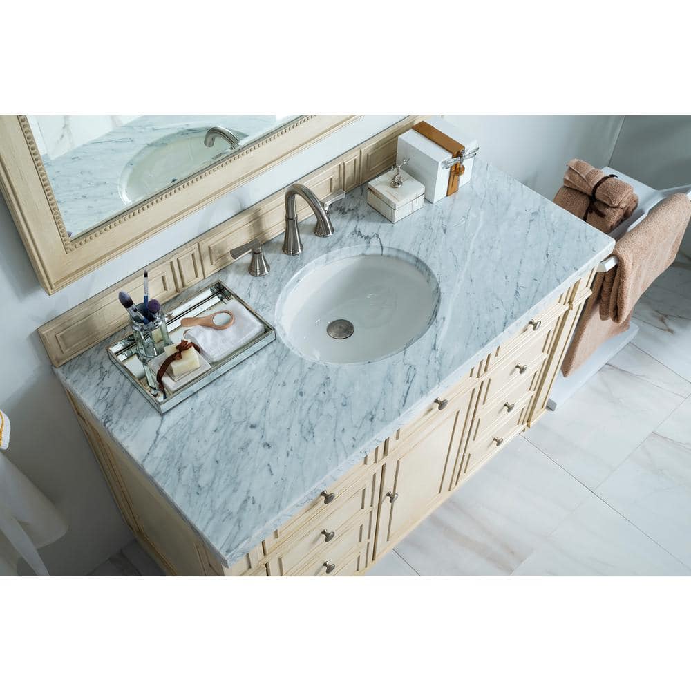 James Martin Vanities Bristol 44" x 40" Vintage Vanilla Bathroom Mirror
