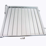 Vista 36 in. H x 48 in. W White Aluminum Regular Picket Gate