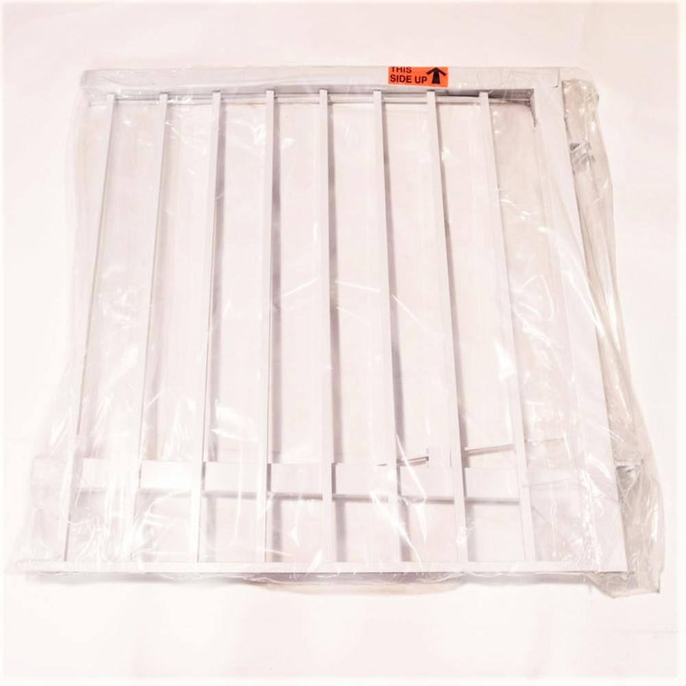 Vista 36 in. H x 48 in. W White Aluminum Regular Picket Gate