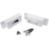 Vista 6 in. H x 2.5 in. W White Aluminum Stair Bracket for Stair Railing Kit