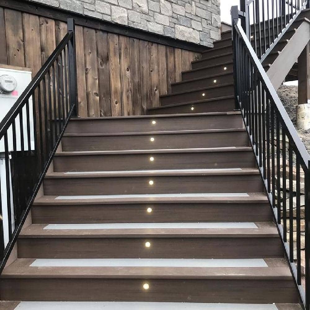 Vista 36 in. H x 96 in. W Black Aluminum Stair Railing Kit