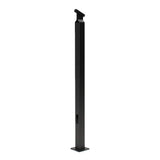 Vista Railing Systems Inc Vista 36 in. H x 2 in. W Black Aluminum Mid Stair Post for Stair Railing Kit