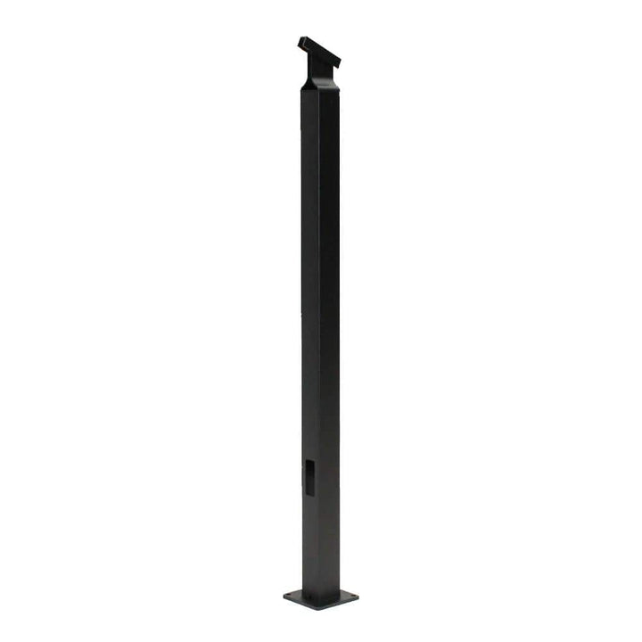 Vista Railing Systems Inc Vista 36 in. H x 2 in. W Black Aluminum Mid Stair Post for Stair Railing Kit