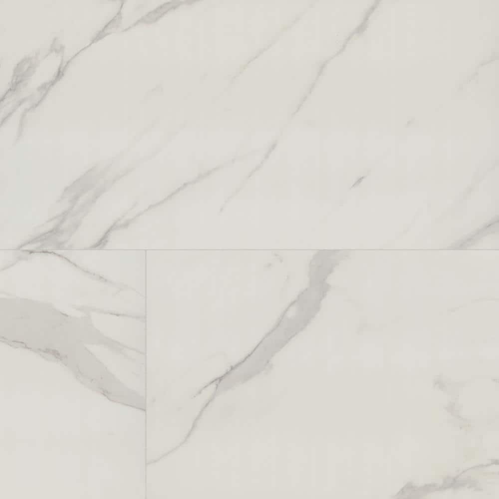 MSI Voyager Blanco 24 in. x 48 in. Matte Porcelain Marble Look Floor and Wall Tile (15.32 sq. ft./Case)
