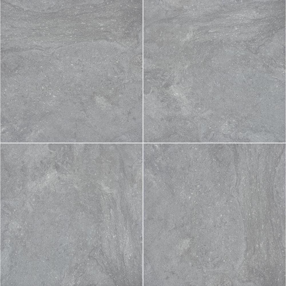 MSI Vulkon Grey 2 cm. x 24 in. x 24 in. Matte Porcelain Paver Floor Tile (8 sq. ft./Case)