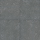 MSI Vulkon Nero 2 cm. x 24 in. x 24 in. Matte Porcelain Paver Tile (8 sq. ft./Case)