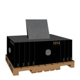 MSI Vulkon Nero 2 cm. x 24 in. x 24 in. Matte Porcelain Paver Tile (8 sq. ft./Case)