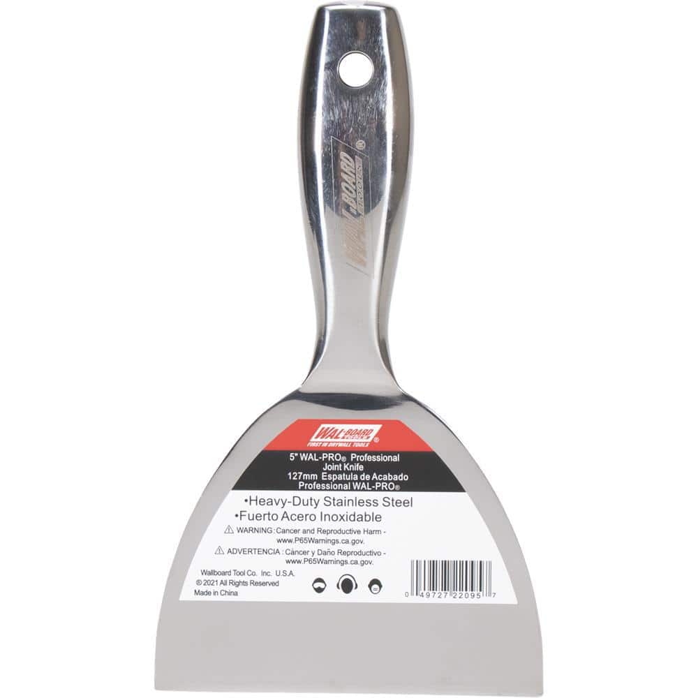 Husky Professional 5 in. Stainless Steel Joint Knife with 1-Piece Handle