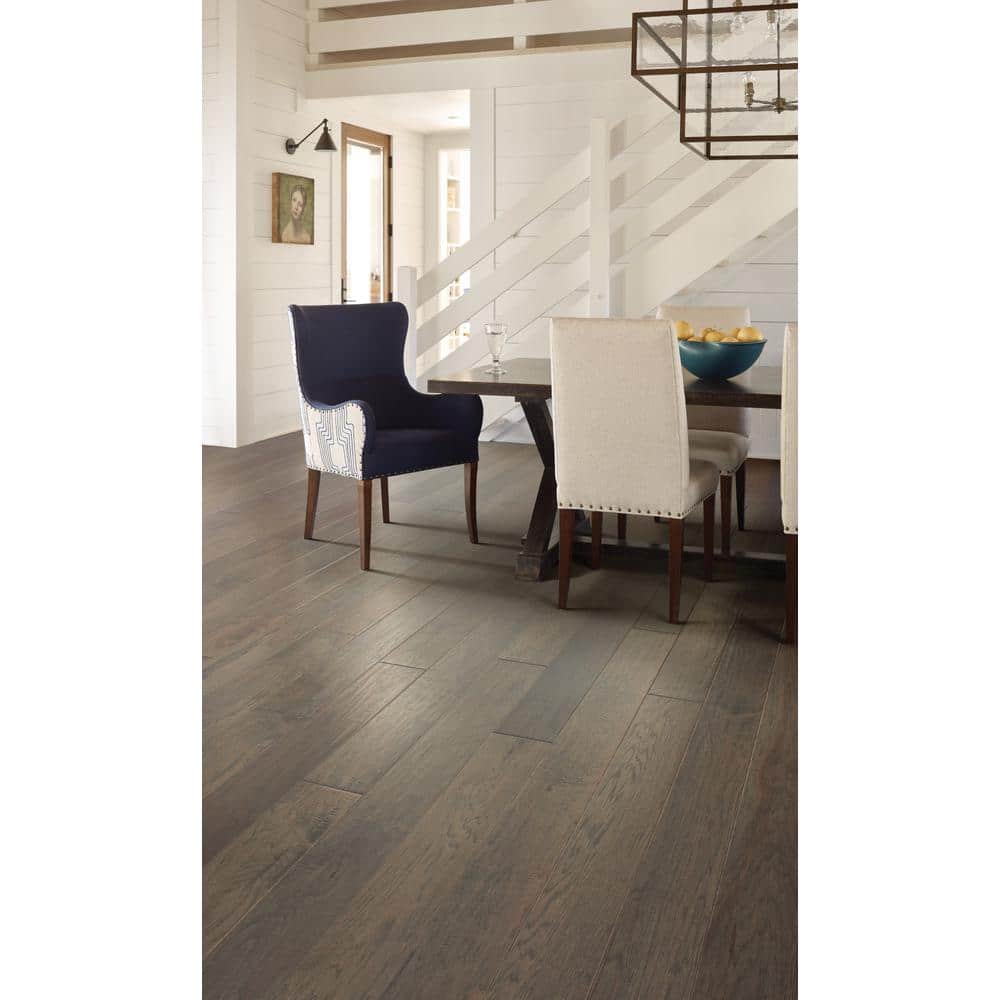 Shaw Olympia Waldron Hickory 3/8 In. T X 6.3 in. W Tongue and Groove Scraped Engineered Hardwood Flooring (30.48 sq.ft./case)