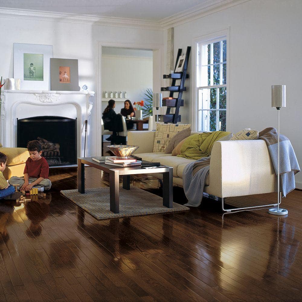 Bruce Natural Reflections Walnut Oak 5/16 in. T x 2-1/4 in. W Smooth Solid Hardwood Flooring (40 sq.ft./ctn)