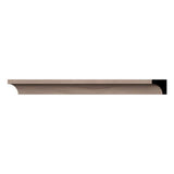 Ekena Millwork WM100 0.69 in. D x 0.69 in. W x 96 in. L Wood Walnut Crown Moulding