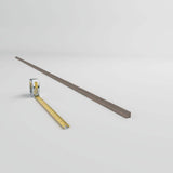 Ekena Millwork WM100 0.69 in. D x 0.69 in. W x 96 in. L Wood Walnut Crown Moulding