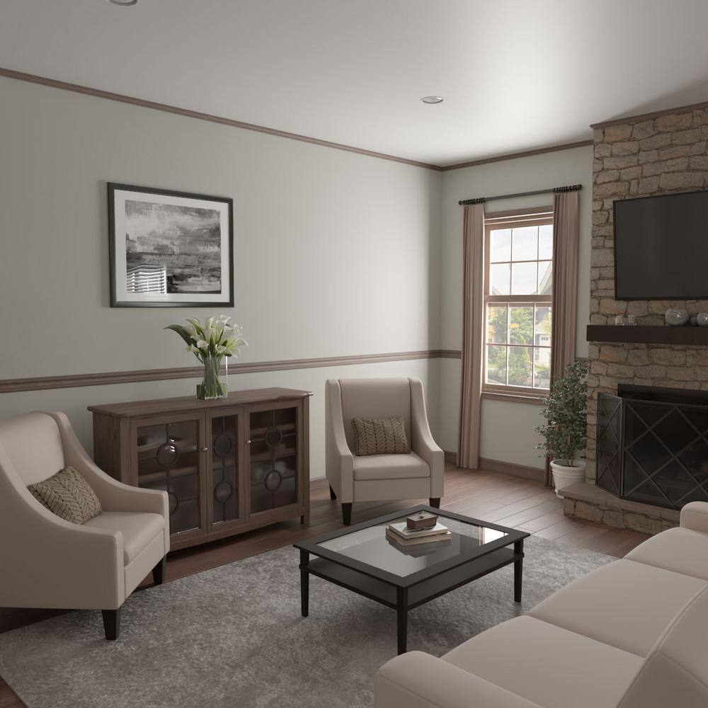 Ekena Millwork WM60 0.56 in. D x 1.75 in. W x 96 in. L Wood (Walnut) Crown Molding