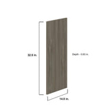 J COLLECTION Medora 101 in. W x 89.5 in. H x 24 in. D Textured Slab Walnut Assembled Laundry Cabinet Bundle