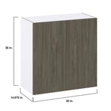 J COLLECTION Medora 101 in. W x 89.5 in. H x 24 in. D Textured Slab Walnut Assembled Laundry Cabinet Bundle