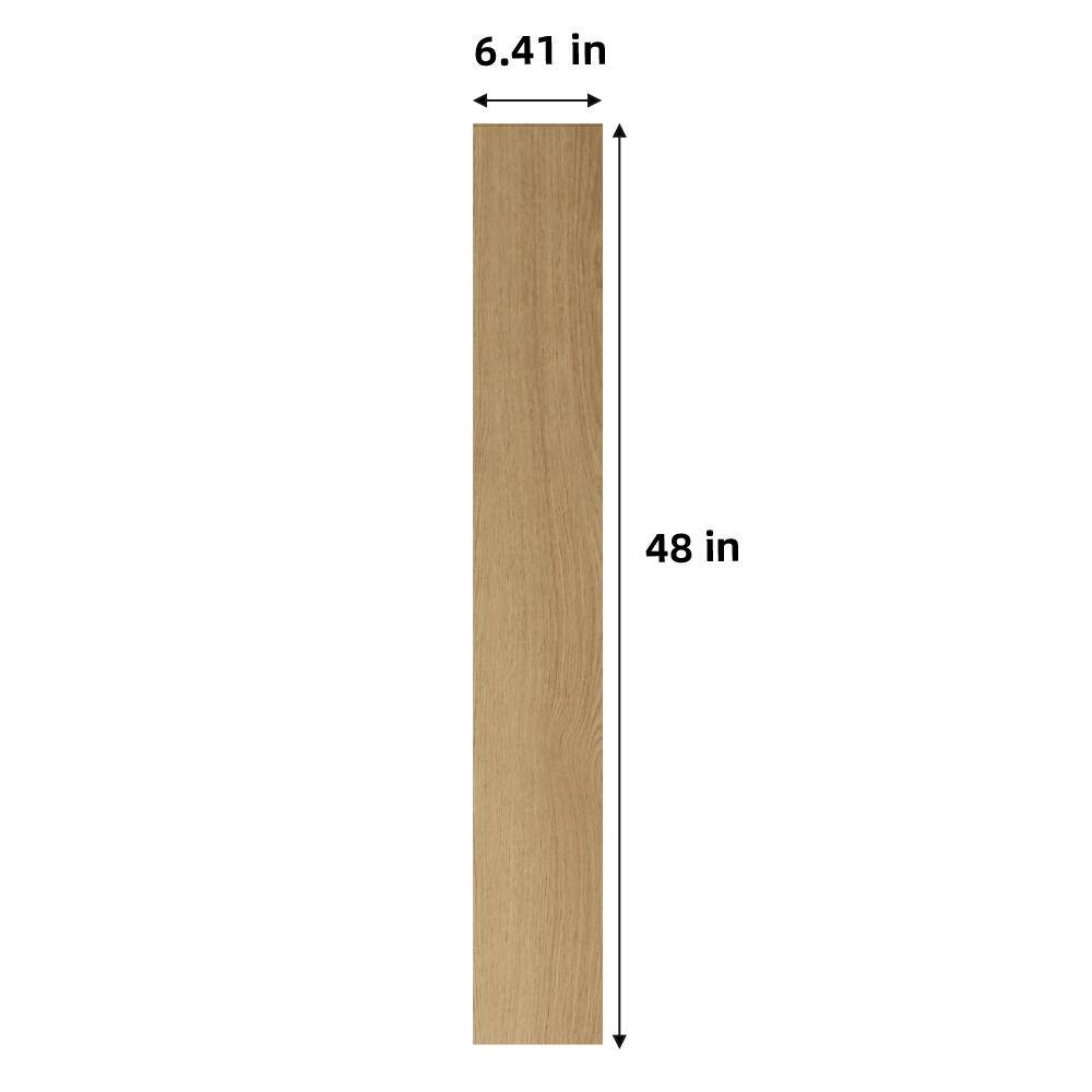 Dekorman Proteco+ Walnut Oak EIR 12mm T x 6.41 in. W Uniclic HDF AC4 Waterproof Laminate Wood Flooring (21.2 sq. ft./Case)