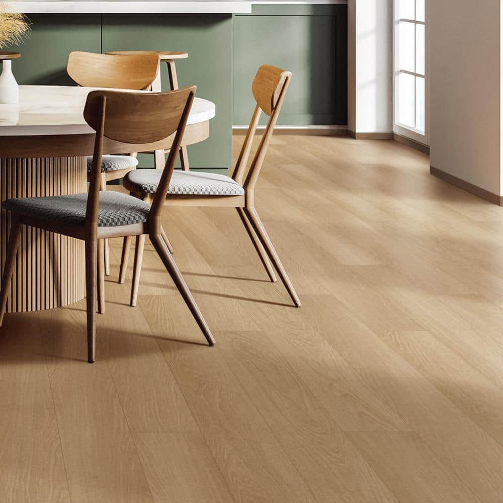 Dekorman Proteco+ Walnut Oak EIR 12mm T x 6.41 in. W Uniclic HDF AC4 Waterproof Laminate Wood Flooring (848 sq. ft./pallet)