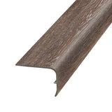 PERFORMANCE ACCESSORIES Warm Stone Vinyl Stair Nose Molding, 1.32 in. Thick x 1.88 in. Wide x 78.7 in. Length