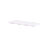 J COLLECTION 30 in. W X 1.5 in. H X 12 in. D Wallace Warm White Floating Shelf with Mounting Bracket