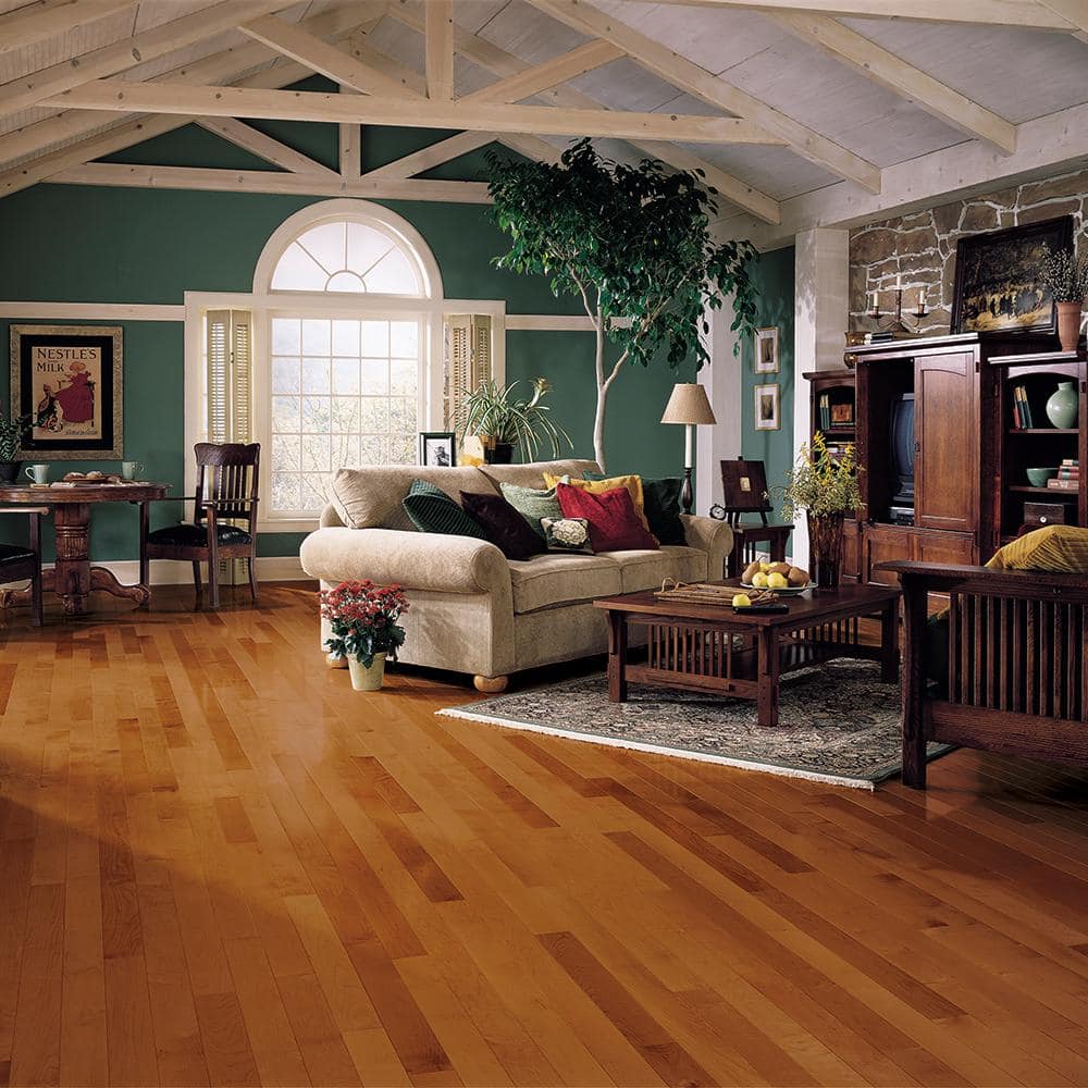 Bruce American Originals Warmed Spice Maple 3/4 in. T x 2-1/4 in. W Smooth Solid Wood Flooring (20 sq.ft./ctn)