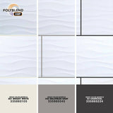 MSI Dymo Wavy White Glossy 12 in. x 24 in. Ceramic Wall Tile (16 sq. ft./Case)