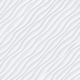 MSI Dymo Wavy White Glossy 12 in. x 24 in. Ceramic Wall Tile (16 sq. ft./Case)