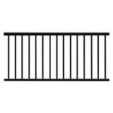 Weatherables Arlington 36 in. H x 72 in. W Textured Black Aluminum Railing Kit