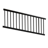 Weatherables Arlington 36 in. H x 72 in. W Textured Black Aluminum Stair Railing Kit