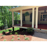 Weatherables Stanford 36 in. H x 72 in. W Textured Black Aluminum Railing Kit